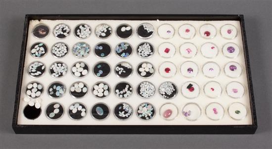 Group of loose gemstones we are not