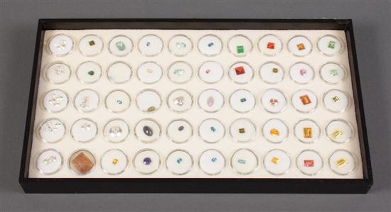 Group of loose gemstones we are not