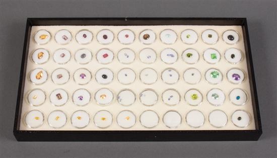 Group of loose gemstones we are not