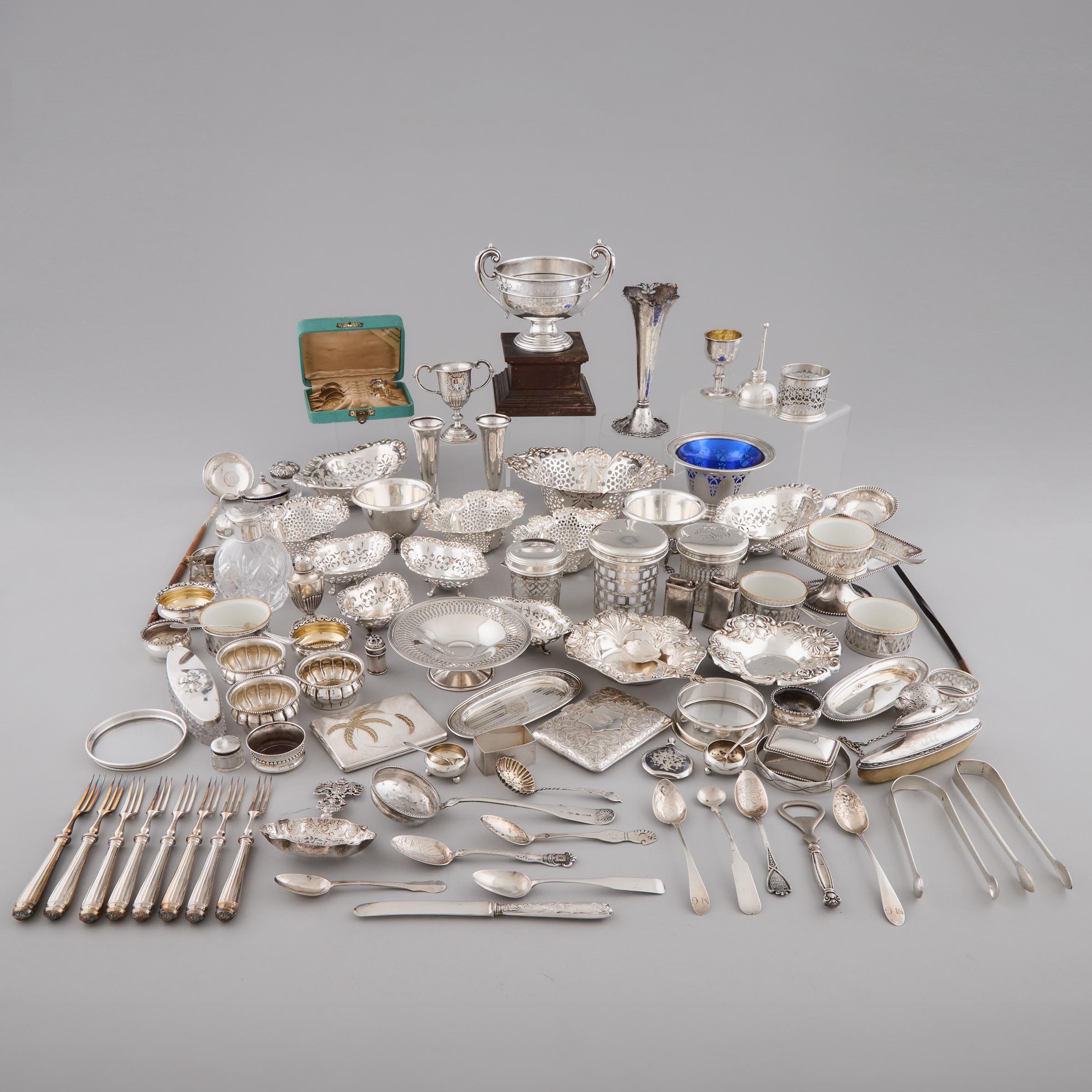 Group of Mainly Canadian Silver,