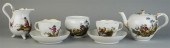 GROUP OF MEISSEN PASTORAL TEA