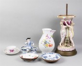 GROUP OF MEISSEN PORCELAIN PIE