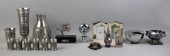 GROUP OF METAL ITEMS AND NOVEL