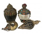 GROUP OF METAL-MOUNTED SNUFF B