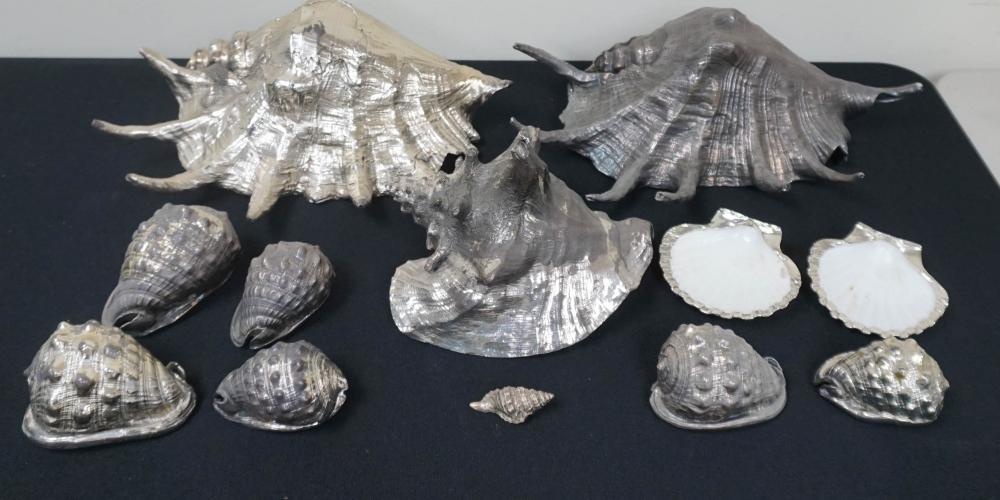 GROUP OF METAL PLATED