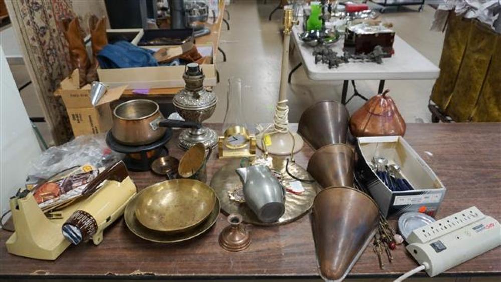 GROUP OF METAL TABLE