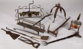 GROUP OF METALWARE, 19TH AND 2