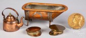 GROUP OF METALWARE, 19TH AND 2