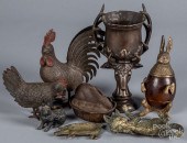 GROUP OF METALWARE, 19TH AND 2