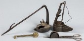 GROUP OF METALWARE, 19TH C.Gro
