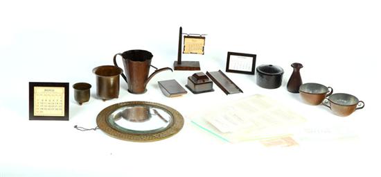 GROUP OF METALWARE. Mostly American