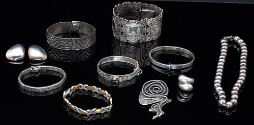 GROUP OF MEXICAN STERLING SILVER