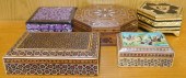 GROUP OF MIDDLE EASTERN BOXESG