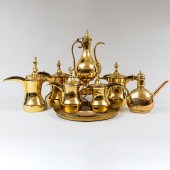 GROUP OF MIDDLE EASTERN BRASS