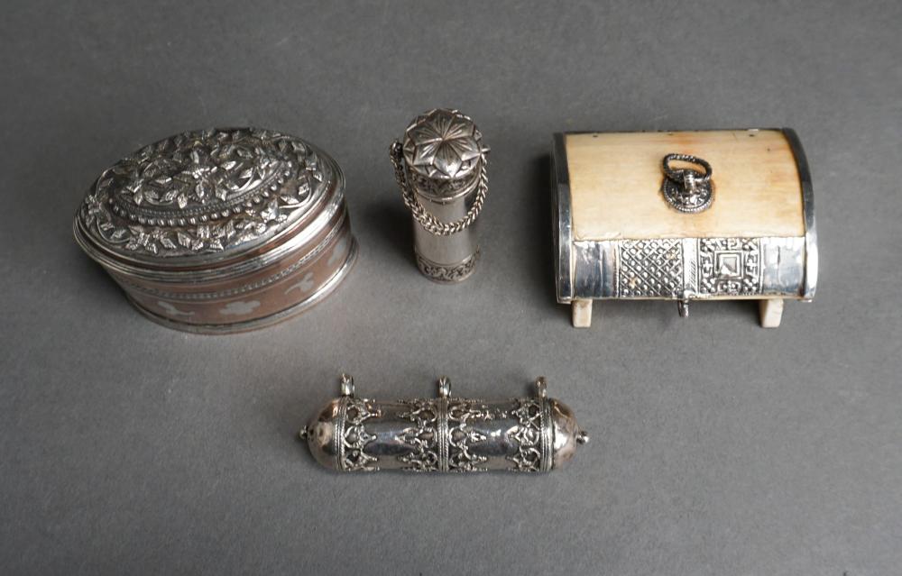 GROUP OF MIDDLE EASTERN SILVER,