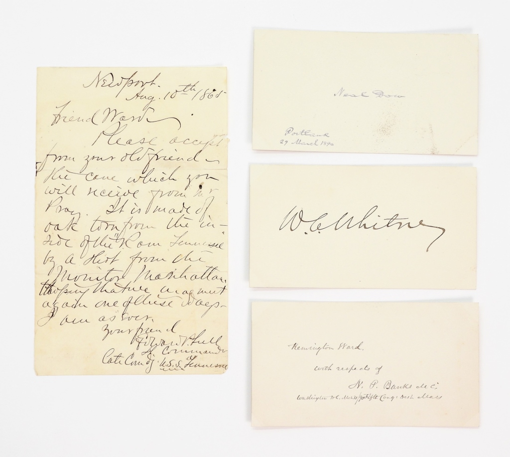 GROUP OF MILITARY AUTOGRAPHS United