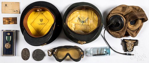 GROUP OF MILITARY ITEMS, TO INCLUDE