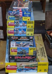 GROUP OF MILITARY ROCKET MODEL