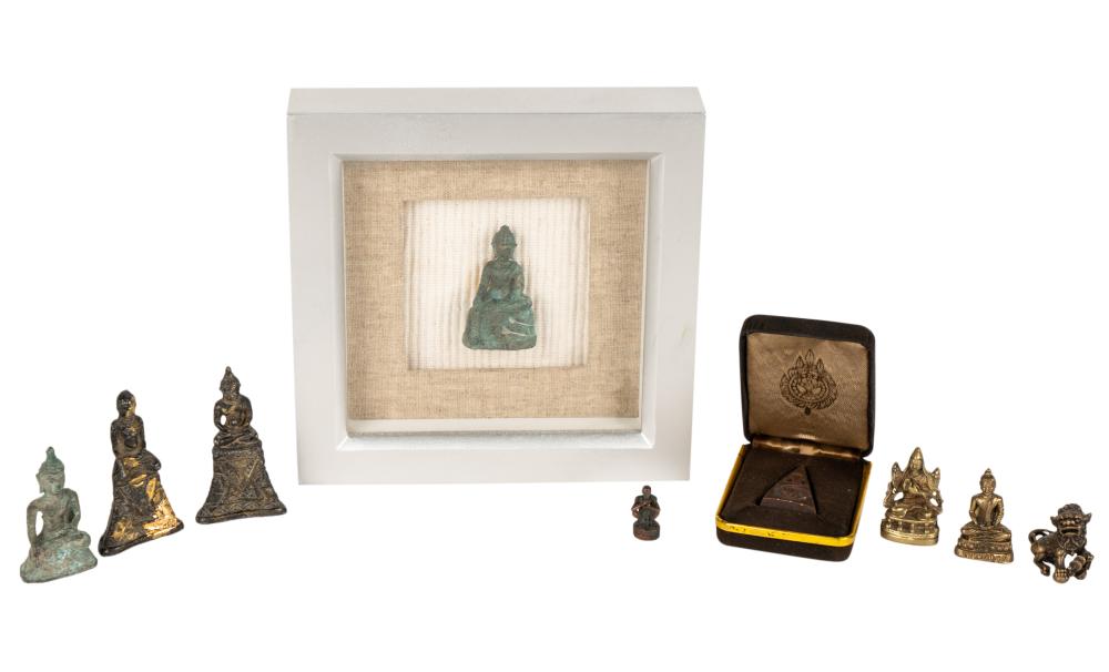 GROUP OF MINIATURE ASIAN BRONZE