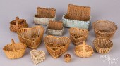 GROUP OF MINIATURE BASKETSGrou