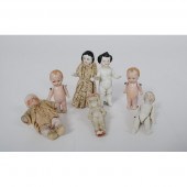 Group of Miniature Bisque Doll