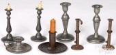 GROUP OF MINIATURE CANDLESTICK