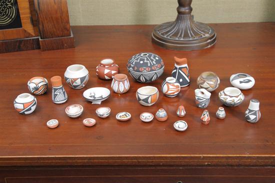 GROUP OF MINIATURE CONTEMPORARY