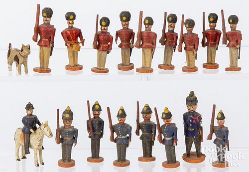 GROUP OF MINIATURE ERZGEBIRGE