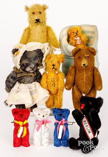 GROUP OF MINIATURE TEDDY BEARSGroup