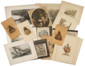GROUP OF MISC. ANTIQUE ETCHING