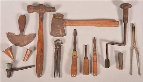 GROUP OF MISCELLANEOUS ANTIQUE HAND
