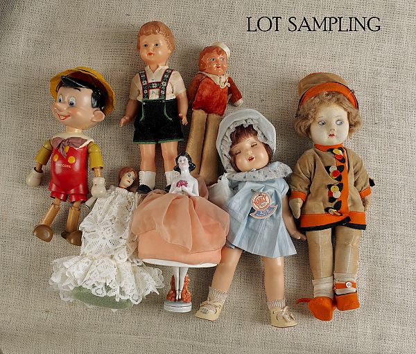 Group of miscellaneous dolls to