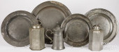 GROUP OF MISCELLANEOUS PEWTER<