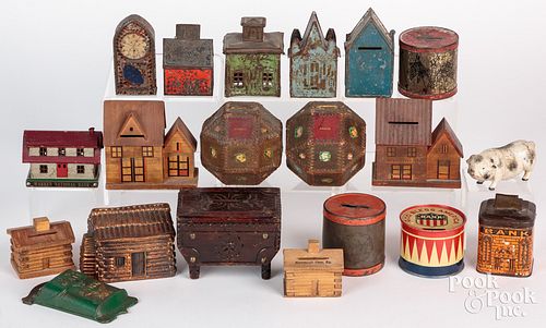 GROUP OF MISCELLANEOUS STILL BANKS,