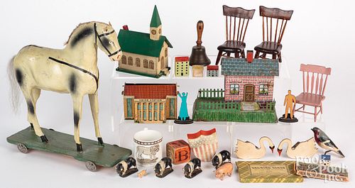 GROUP OF MISCELLANEOUS TOYS, 19TH