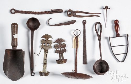 GROUP OF MISCELLANEOUS WROUGHT