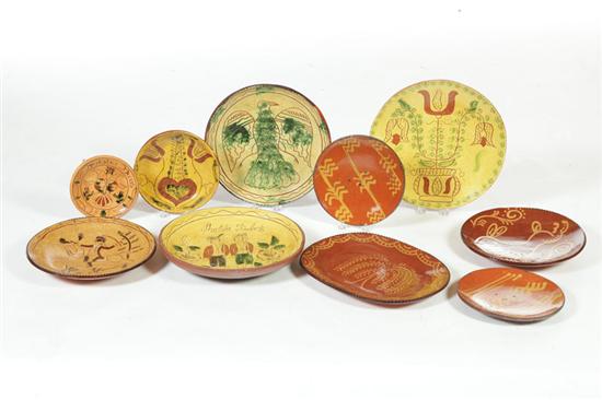 GROUP OF MODERN REDWARE.  Ohio 