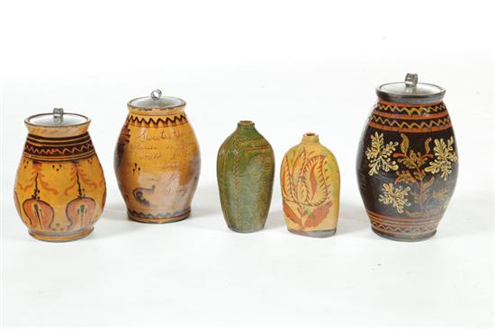 GROUP OF MODERN REDWARE.  Ohio 