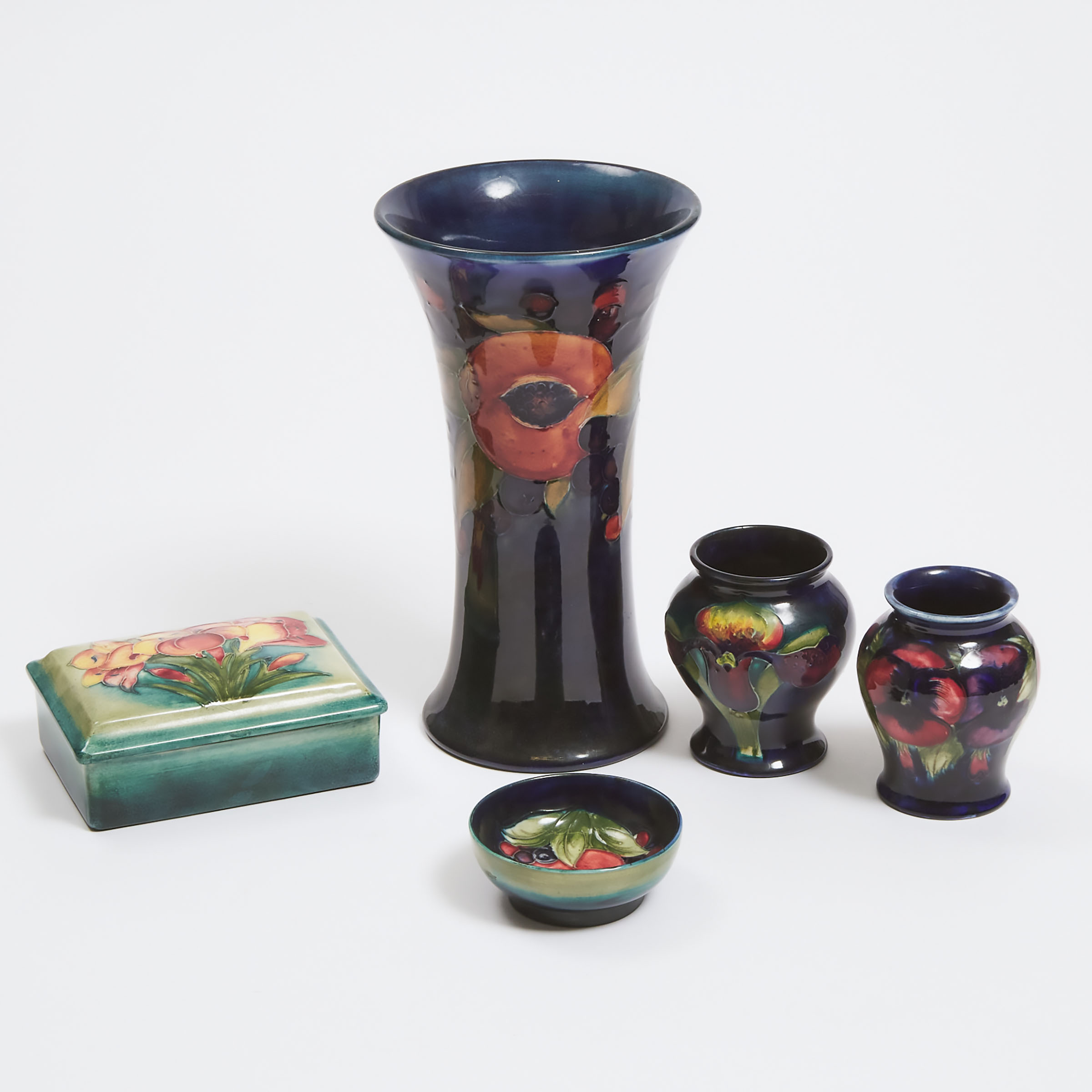 Group of Moorcroft Pottery,