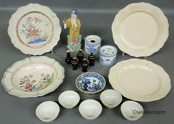 Group of mostly 19th c. ceramic