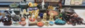 GROUP OF MOSTLY ASIAN CERAMIC,