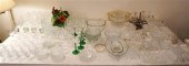 GROUP OF MOSTLY CLEAR CRYSTAL
