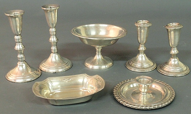 Group of mostly sterling silver