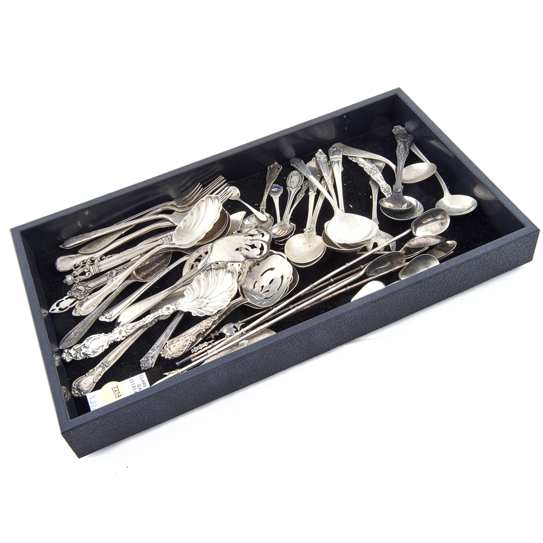 GROUP OF MOSTLY STERLING SPOONS,