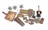 GROUP OF MOSTLY TIN HOUSEHOLD