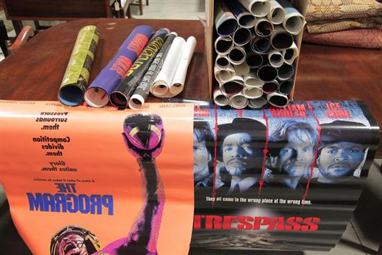 GROUP OF MOVIE POSTERS. Some are