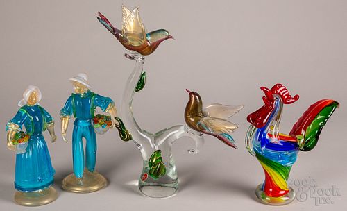 GROUP OF MURANO ART GLASSGroup of