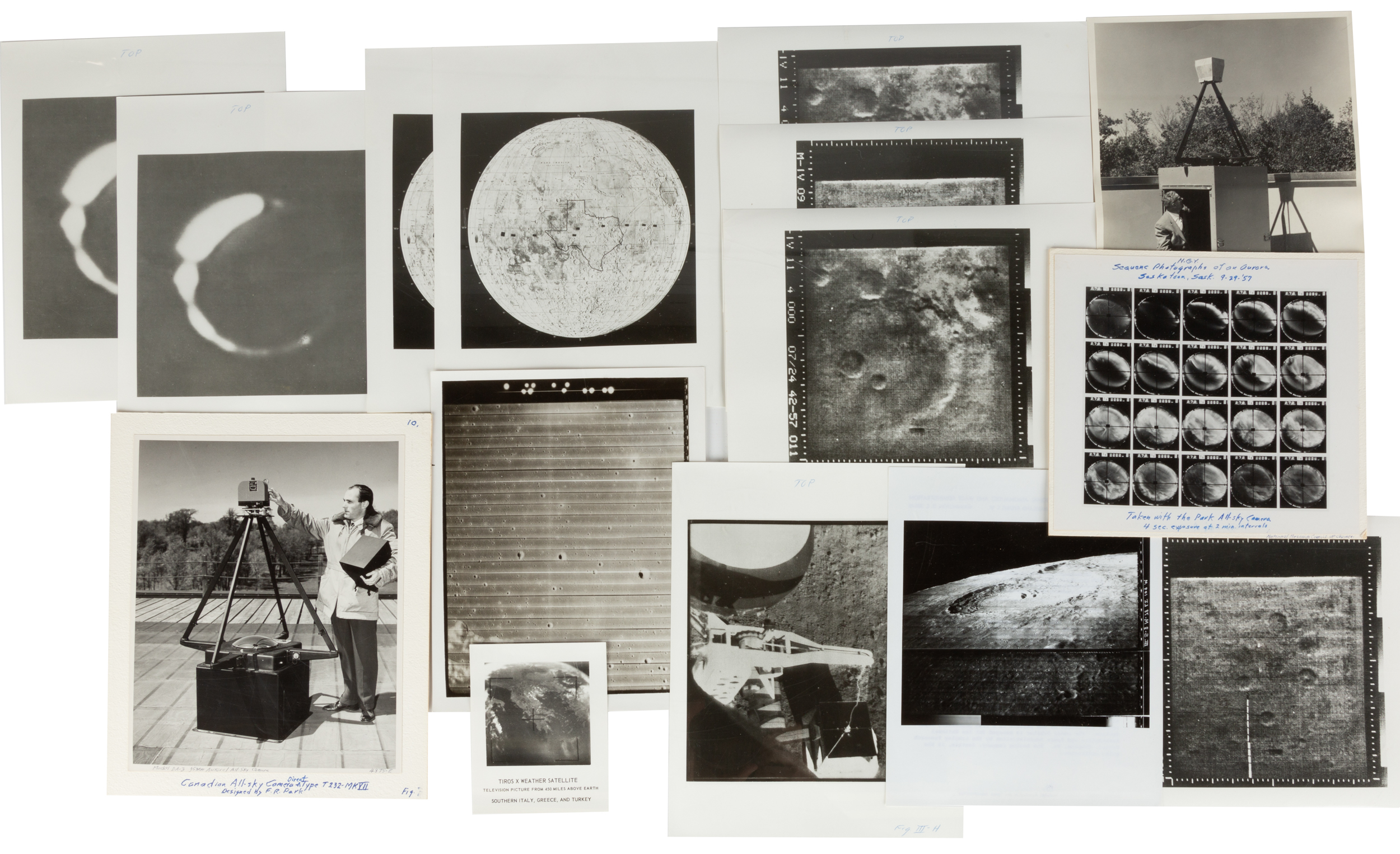 GROUP OF NASA PHOTOGRAPHS circa