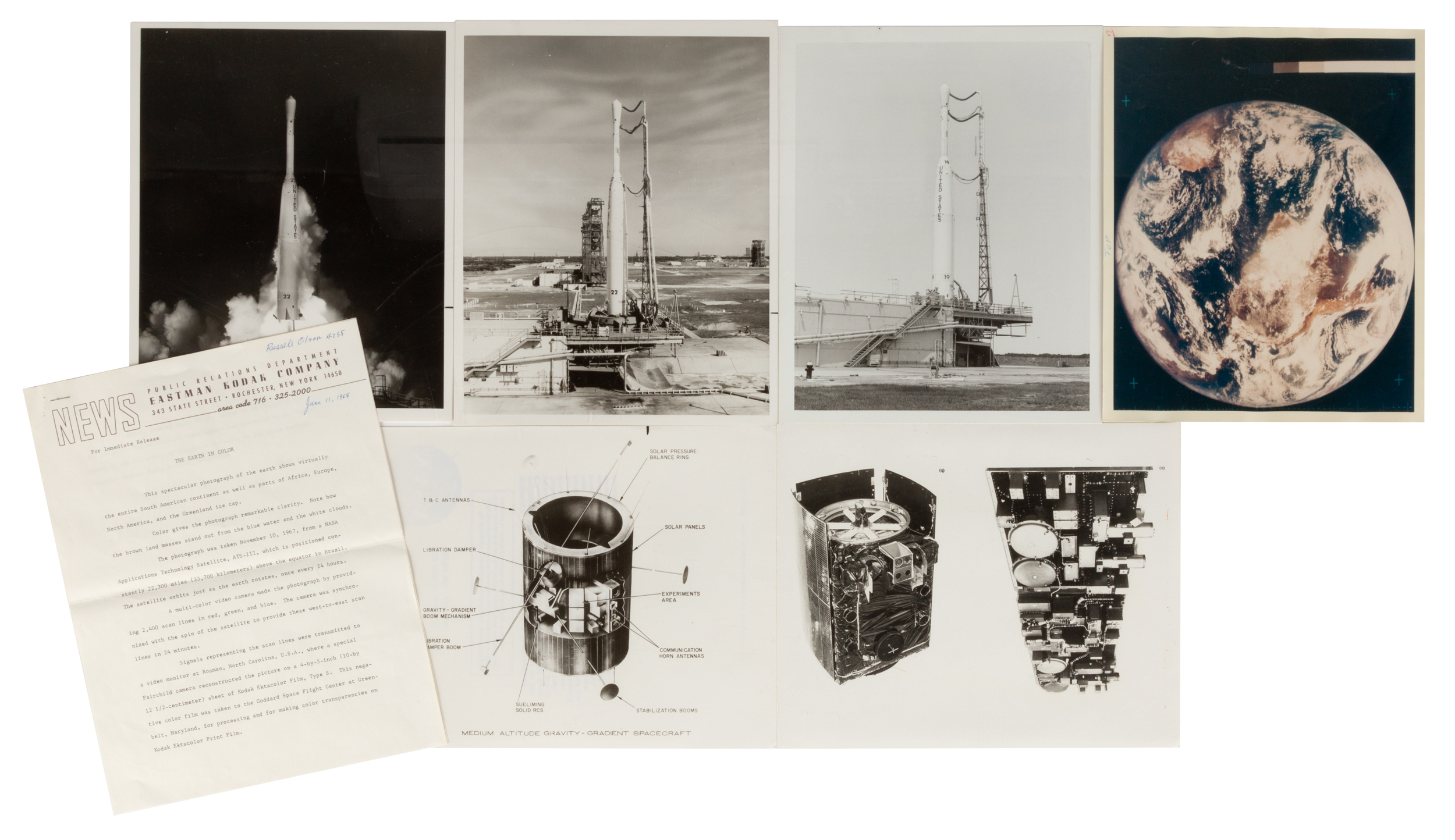GROUP OF NASA PHOTOGRAPHS, LAUNCH