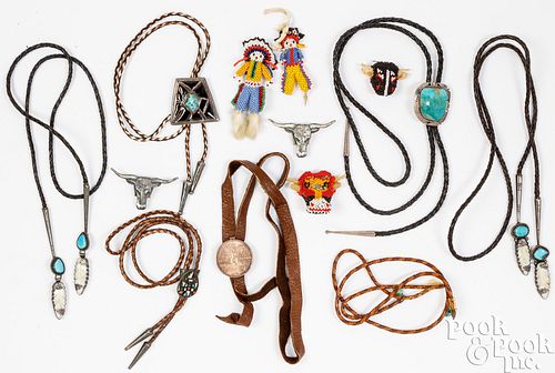 GROUP OF NATIVE AMERICAN AND